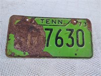 1973 TN License plate