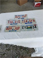 5 TN License plates