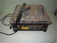 Q Wet Tile Saw 7 Inch Need Cleaning & Assembly
