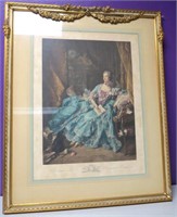 19th Century Madame De Pompadour Lithograph