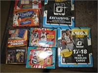 Basketball Cards Opened Boxes