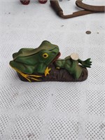 Cast Iron frog Bank