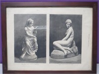 Antique The Graphic Lithograph Eve