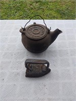 Tea kettle & Flat Iron