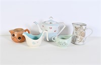 Vintage China Teapots & Creamers