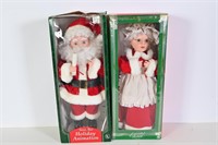 Animated Santa Claus & Mrs Claus