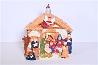 Christmas Nativity Cookie Jar
