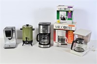Assorted Coffee Makers