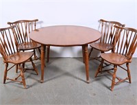 Vintage Windsor Table & Chairs