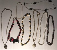 eight necklaces