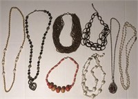 8 necklaces