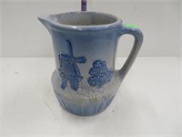 Milk pitcher, 6'' dia x 7''