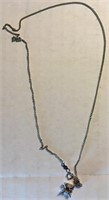 14k white gold necklace w/pendant (no diamond)