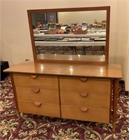 Mid-Century Modern Dresser w/ Mirror
