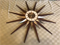 Vintage Elgin Starburst Clock