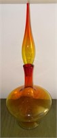 Large Amberina Decanter w/ Stopper