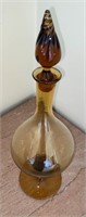 Smoked Glass Decanter w/ Stopper