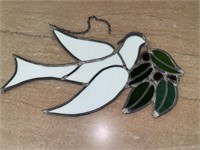 Stain Glass Dove Wall Hanging