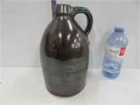 Crockery jug, 6'' dia by 10'', small chip