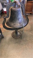 Large Antique Cast Iron Bell