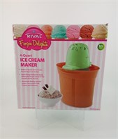 Rival Frozen Delights 4 qt. Ice Cream Maker