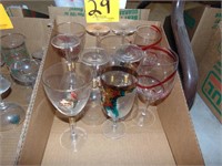 11 Handpainted Holiday Wine Glasses