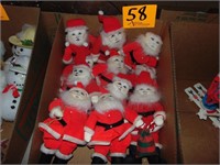 9" Santa Dolls 10