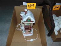 12" Hand Painted Lighted House