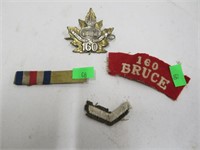 160 Bruce Military badge & patches