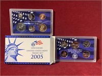 2005 PROOF SET WITH QUARTERS