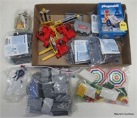 Playmobil Flat of Cargo, Forklifts, More