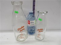 2 - Foxton milk bottles