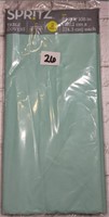 Mint colored table cloths - 2 count