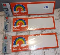 3 packs of Classroom name tags - 30 count per pack