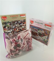 We Care throw, 2 We Care puzzles