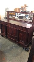 Beautiful Antique Sideboard With Mirror