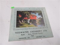 1970 Teeswater Creamery calendar
