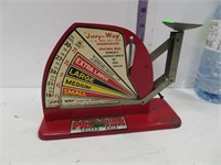 Old egg scale