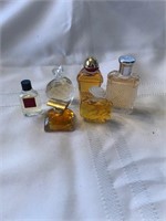 6 Mini Perfume Bottles