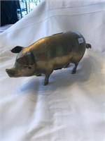 Solid Brass Piggy Bank