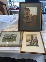 Vintage European Framed Prints