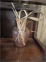 L - Vintage Glass Water Pitcher