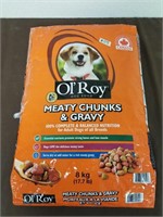 8kg Ol'Roy Meaty chunks and gravy (store damaged)