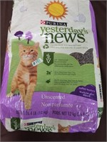 12kg Purina yesterdays's news unscented cat litter