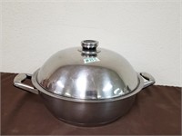 Stainless steel short pot with lid