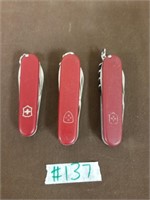 Swiss army knifes X3