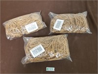 3x 1lb bags of rubber bands