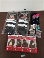 New hat/gloves/scarf sets and chocolates