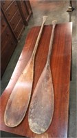 Pair of Very Old Boat Paddles