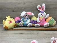 STUFFED/ WEIGHTED BUNNY AND EGG DECORATION